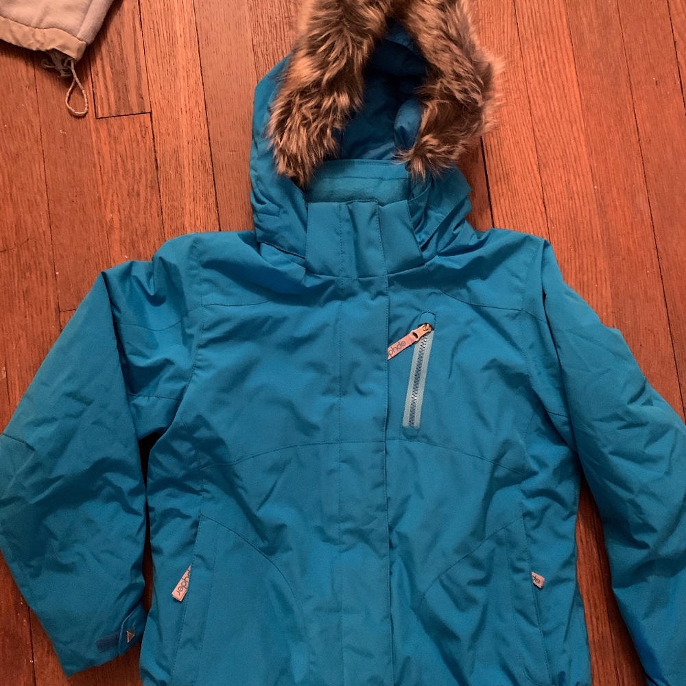 Ski Jacket Faux Fur Hood